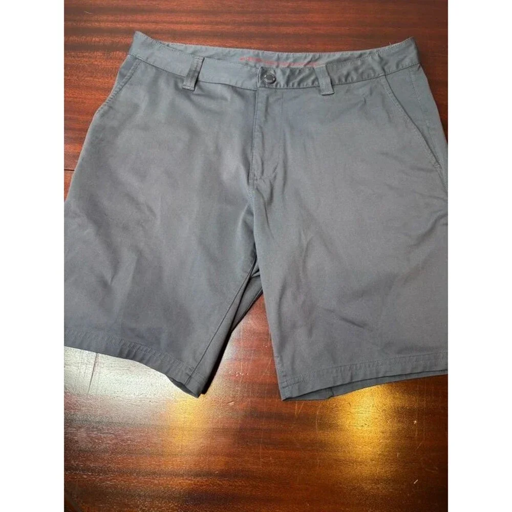 Rhone Men’s 32 Gray Commuter Performance Golf Shorts Stretch Chino Tech